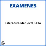 Examen Literatura Medieval 3 Eso Pdf Resueltos Soluciones