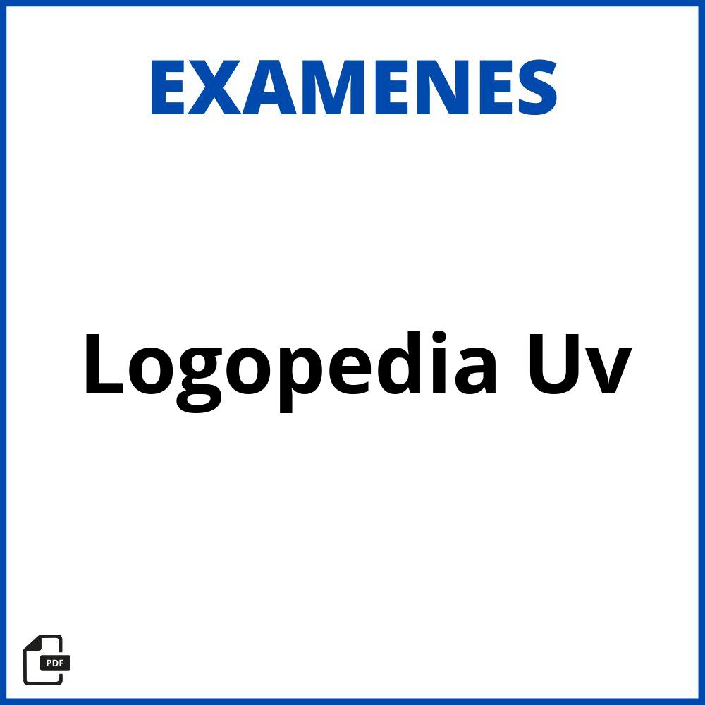 2024 Examenes Logopedia Uv