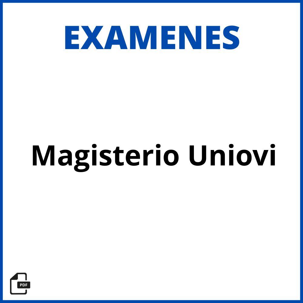 Examenes Magisterio Uniovi