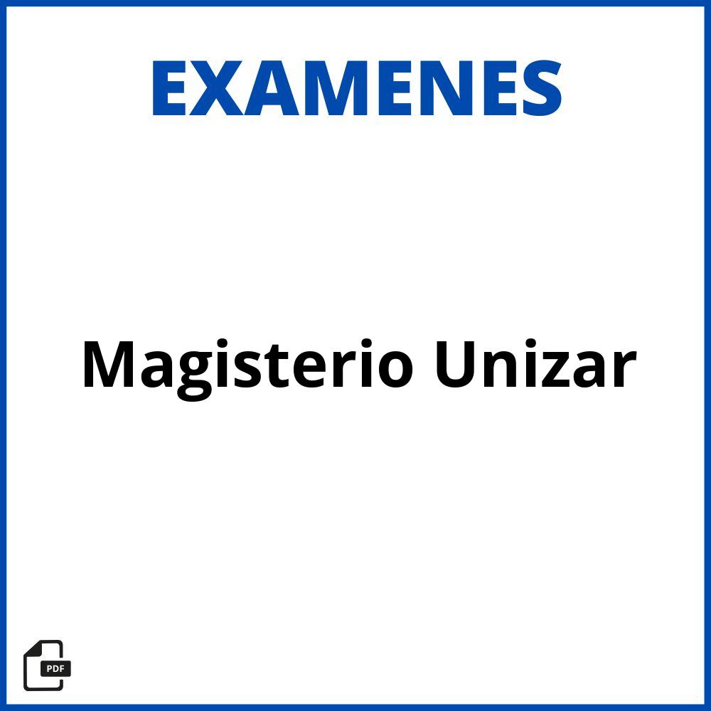 Examenes Magisterio Unizar