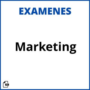 Examen De Marketing Resueltos Soluciones