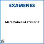 Evaluacion Matematicas 4 Primaria Resueltos Soluciones