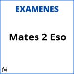 Examen Mates 2 Eso Soluciones Resueltos