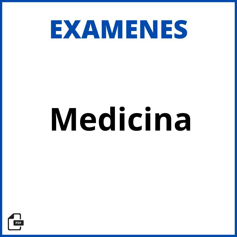Examenes De Medicina