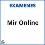 Examen Mir Online Resueltos Soluciones