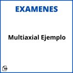 Evaluación Multiaxial Ejemplo Soluciones Resueltos