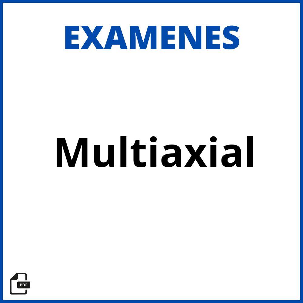 Evaluación Multiaxial