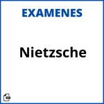 Examen De Nietzsche Resueltos Soluciones