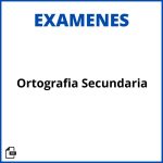 Examen De Ortografía Secundaria Resueltos Soluciones