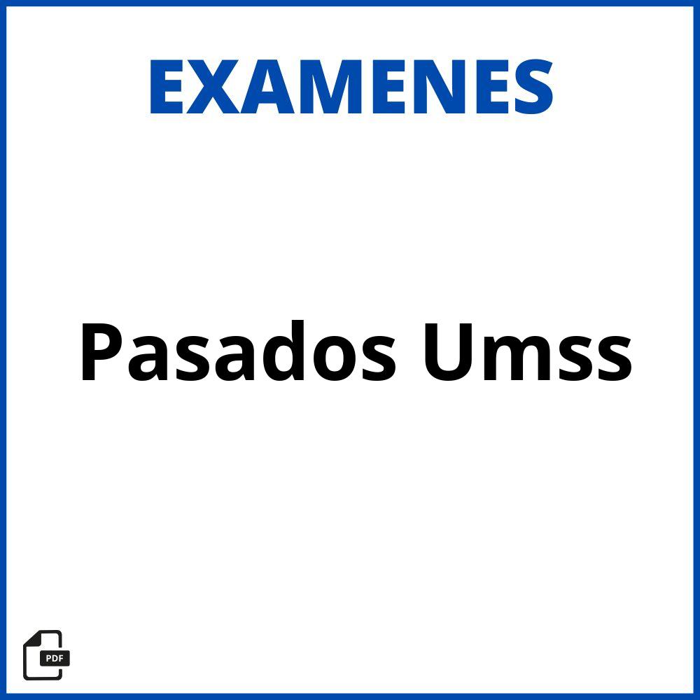 Examenes Pasados Umss