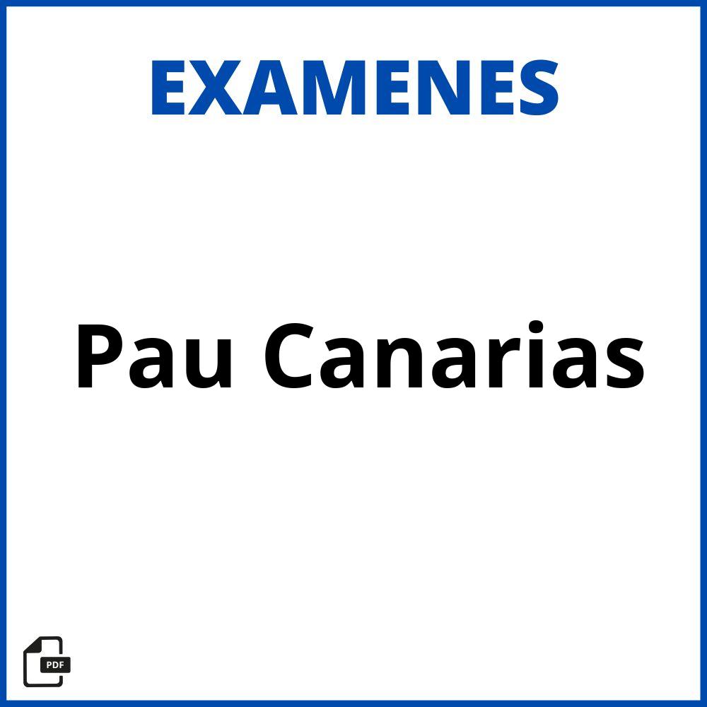Examenes Pau Resueltos Canarias
