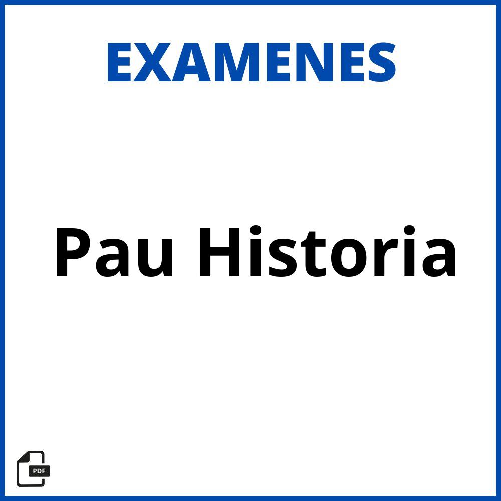 Examen Pau Historia