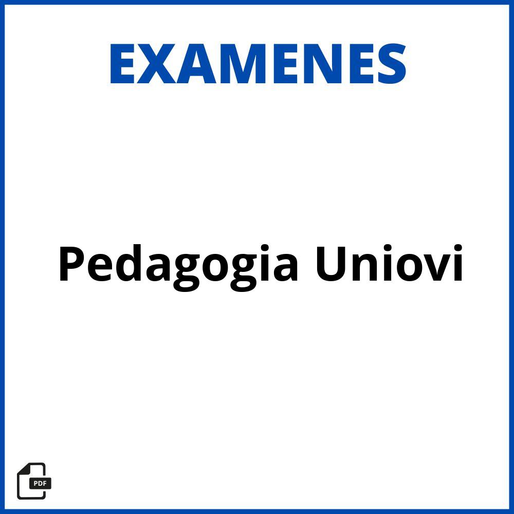 Examenes Pedagogia Uniovi