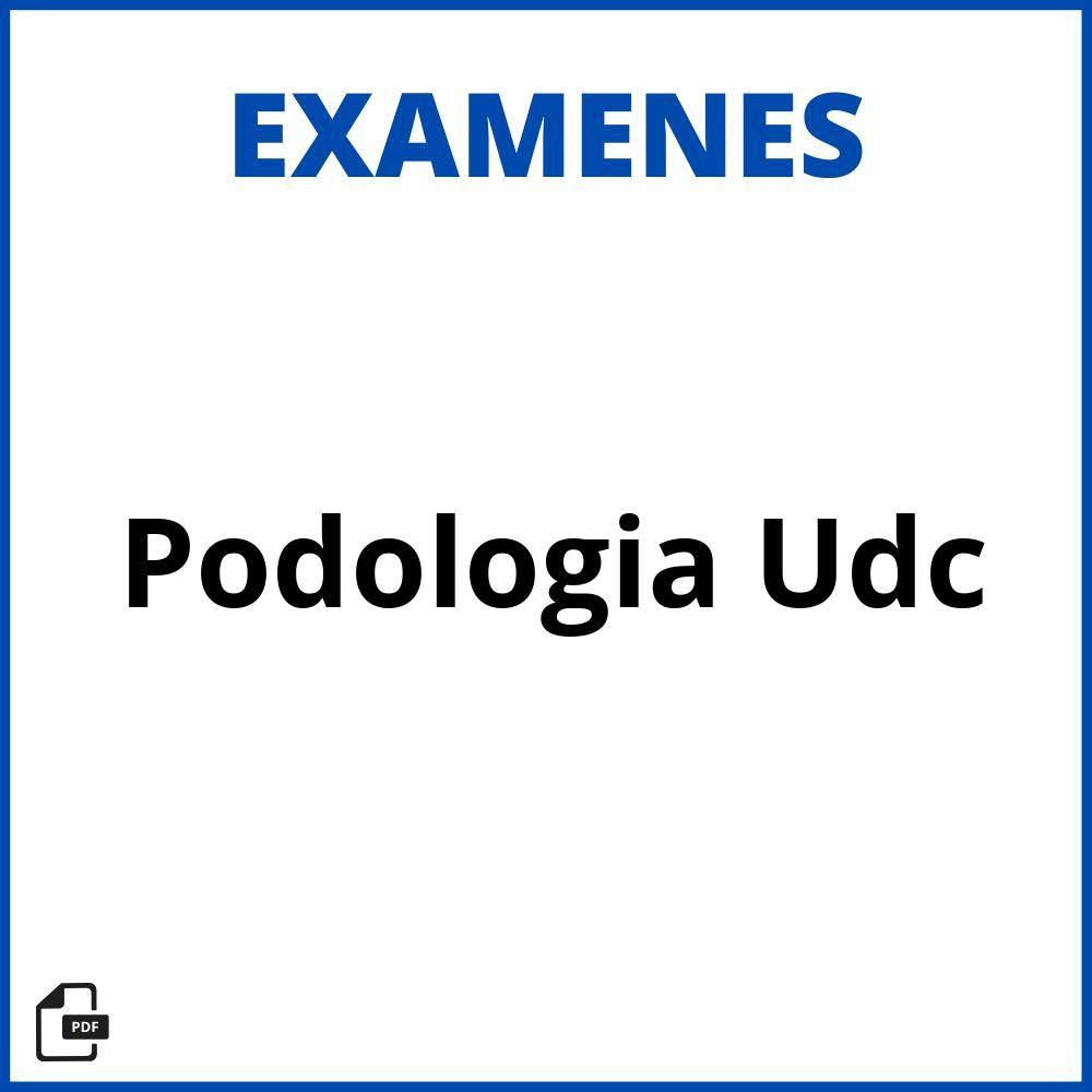 Examenes Podologia Udc