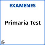 Examen De Primaria Test Resueltos Soluciones