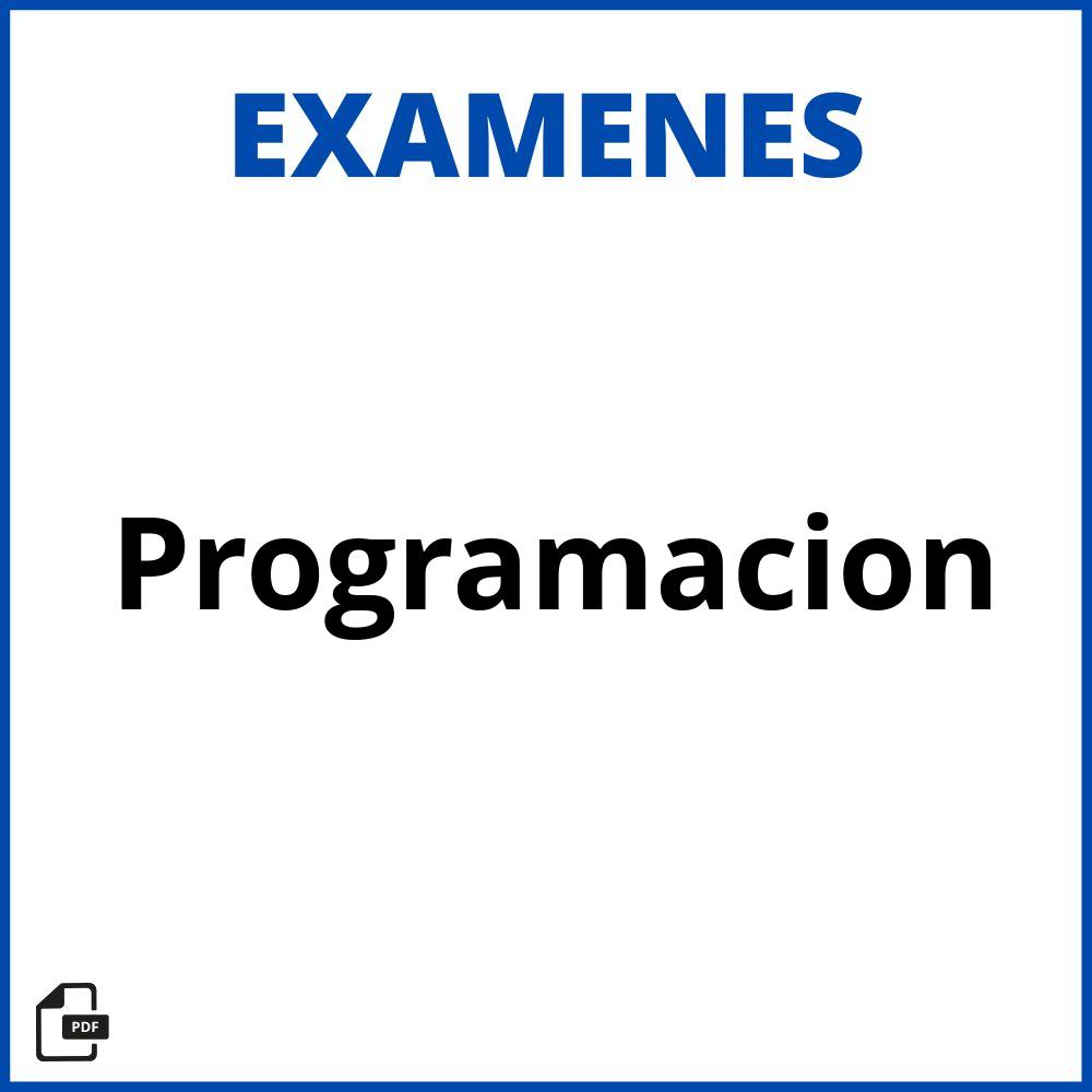 Examen De Programacion