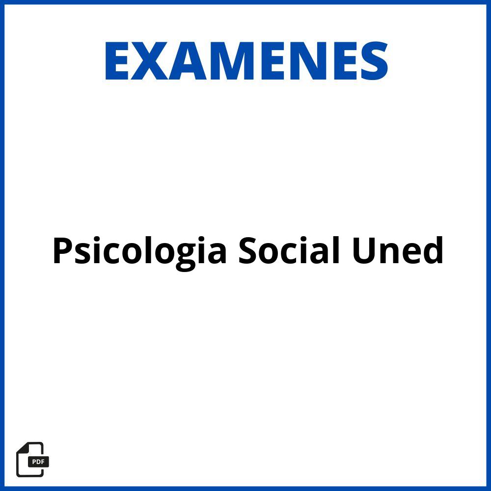 Examenes Psicologia Social Uned