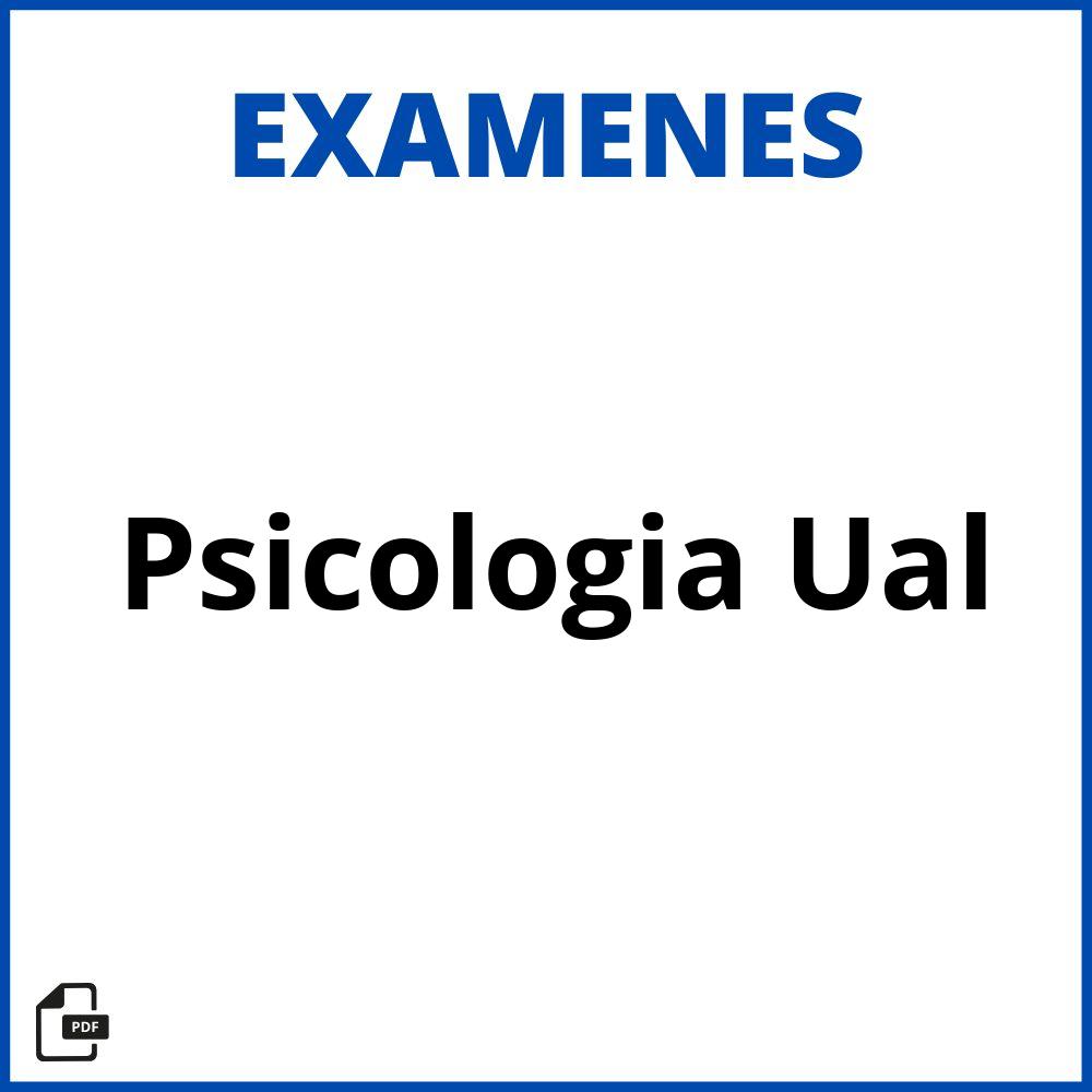 Examenes Psicologia Ual