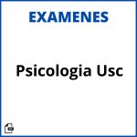 Examenes Psicologia Usc Soluciones Resueltos