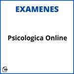 Evaluacion Psicologica Online Resueltos Soluciones