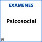 Examen Psicosocial Resueltos Soluciones