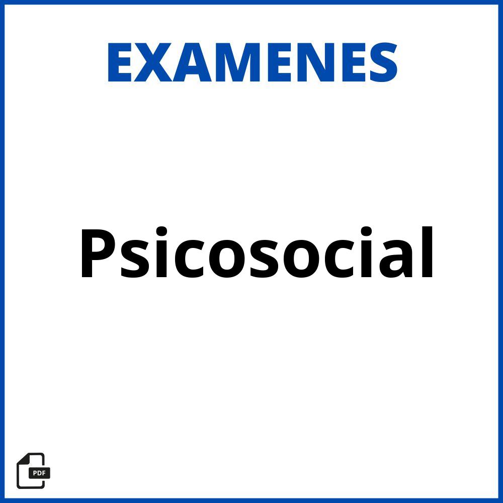 Examen Psicosocial