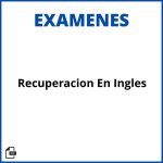 Examenes De Recuperacion En Ingles Soluciones Resueltos