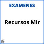 Recursos Examen Mir Resueltos Soluciones