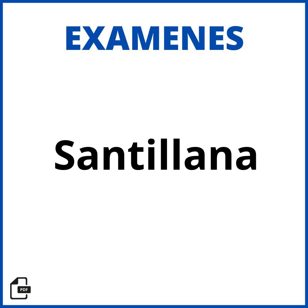 Evaluación Santillana