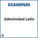 Examen Selectividad Latin Resueltos Soluciones