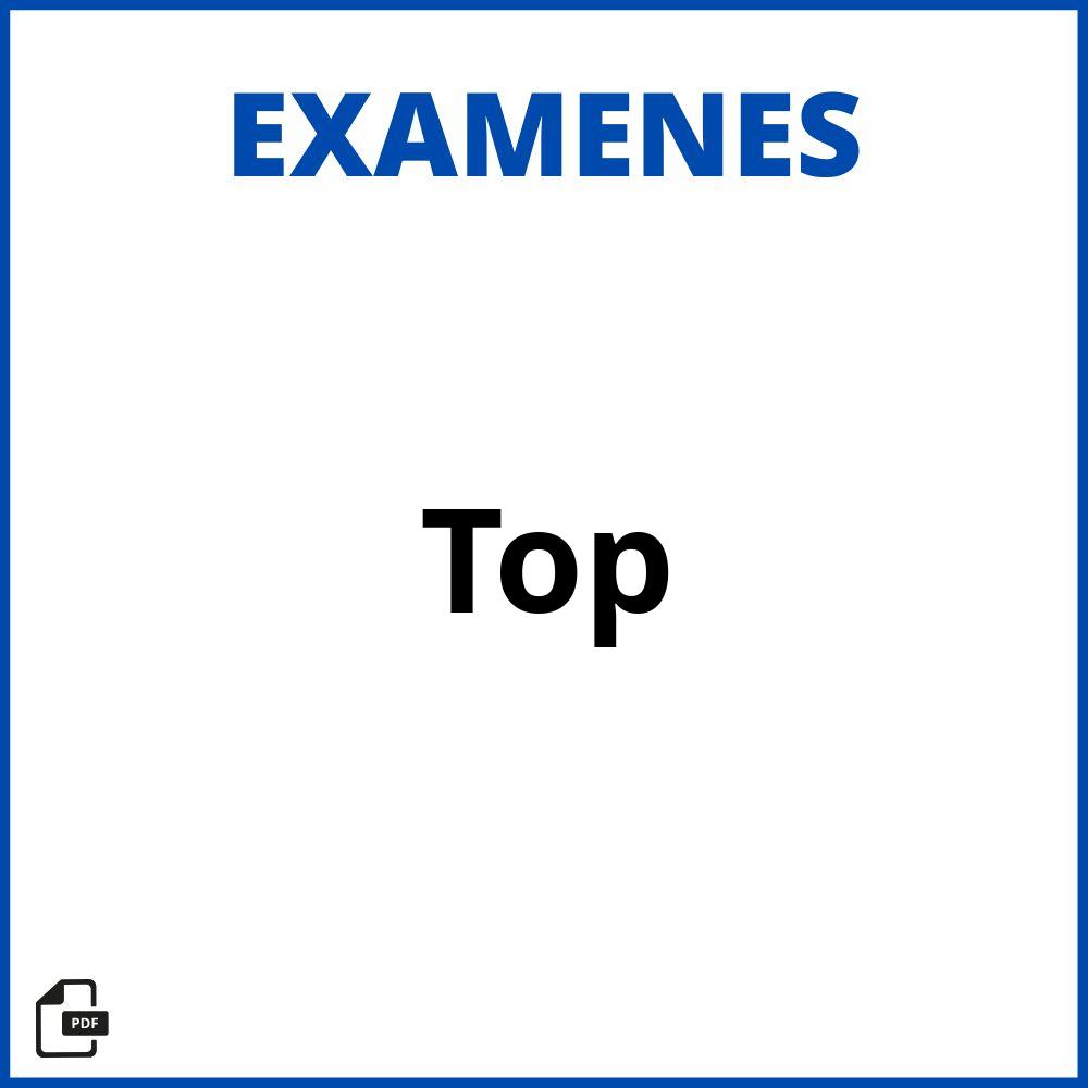 Examen Top