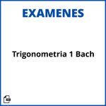 Examen Trigonometria 1 Bach Soluciones Resueltos