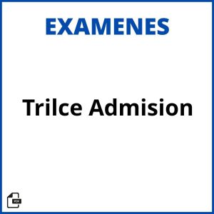Trilce Examen De Admision Soluciones Resueltos