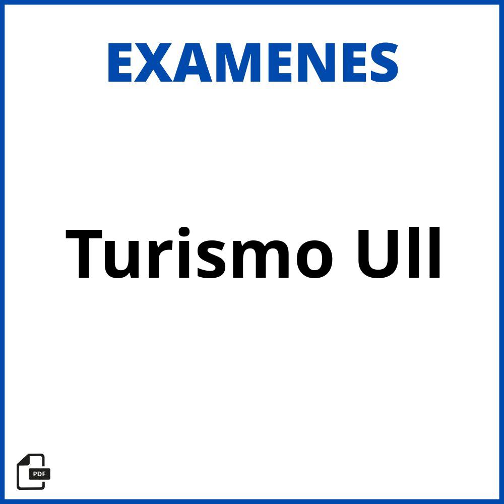 Examenes Turismo Ull