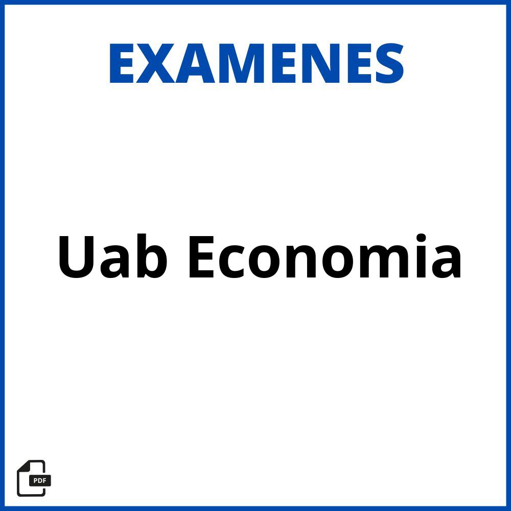 Examenes Uab Economia