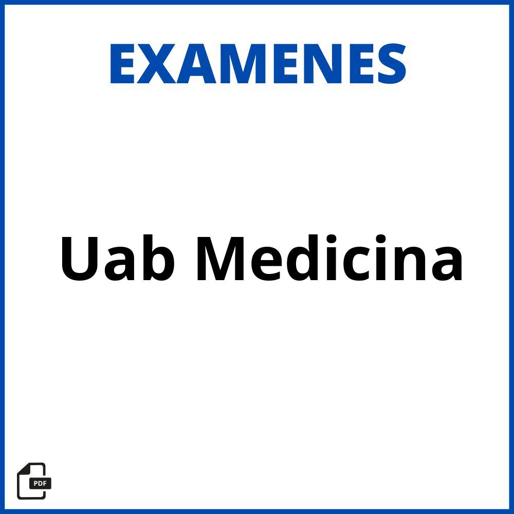 Examenes Uab Medicina