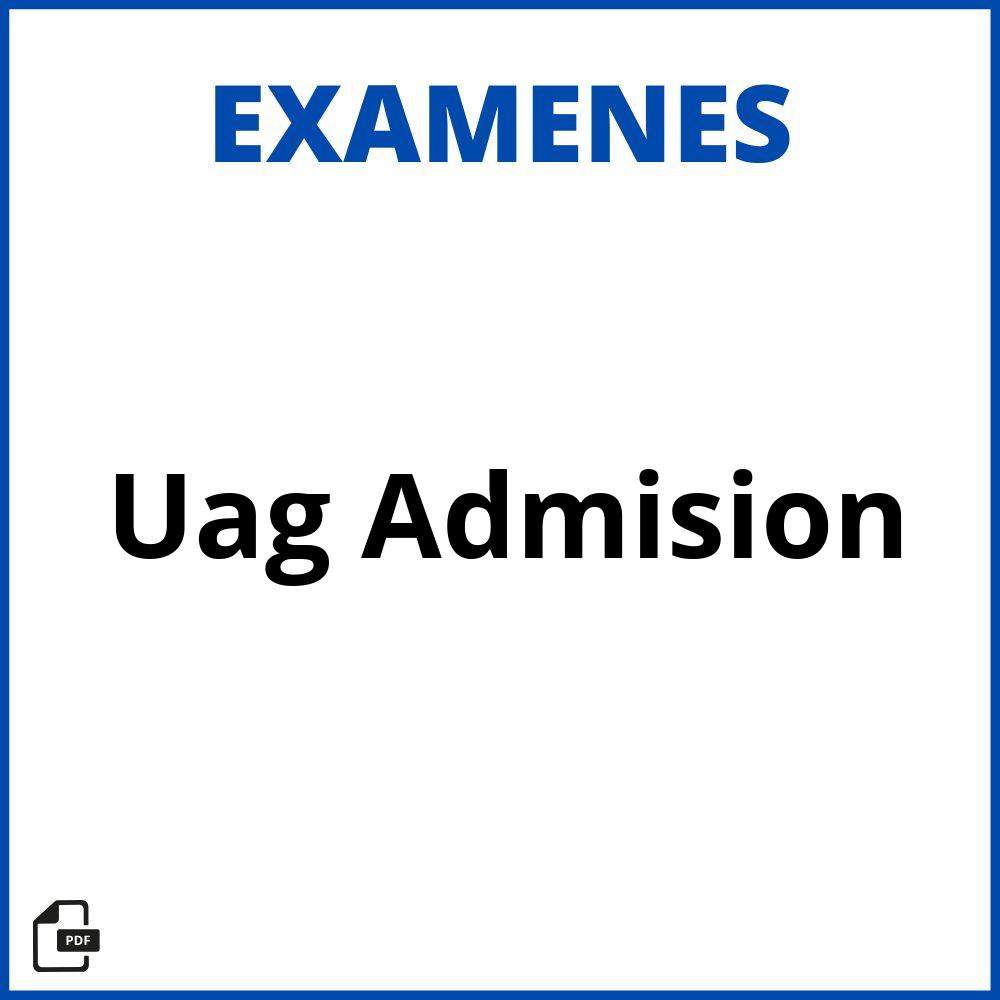 Uag Examen De Admision