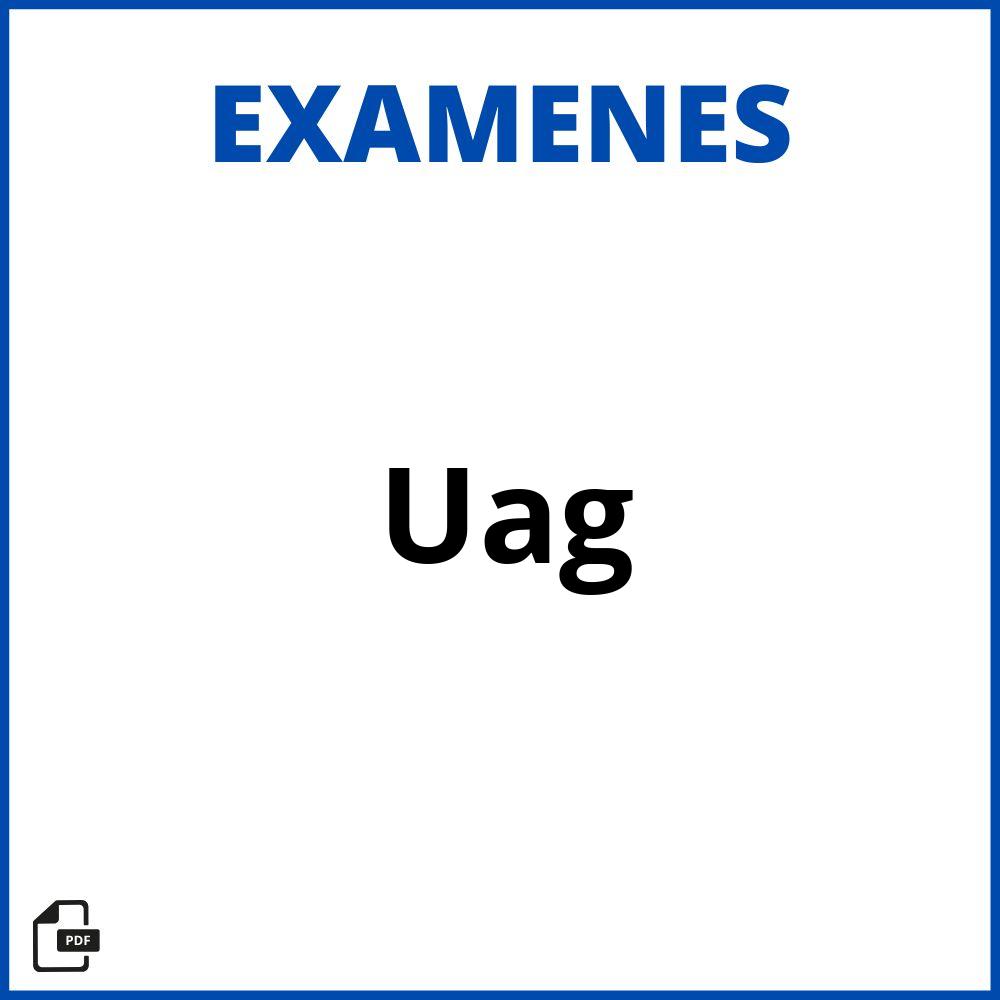 Examen Uag