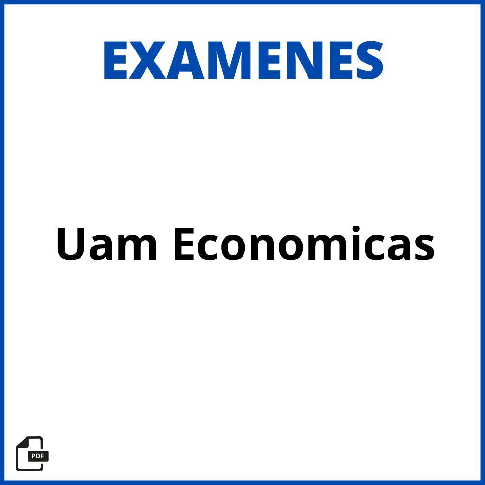 Examenes Uam Economicas