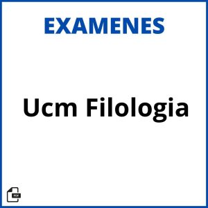 Examenes Ucm Filologia Resueltos Soluciones