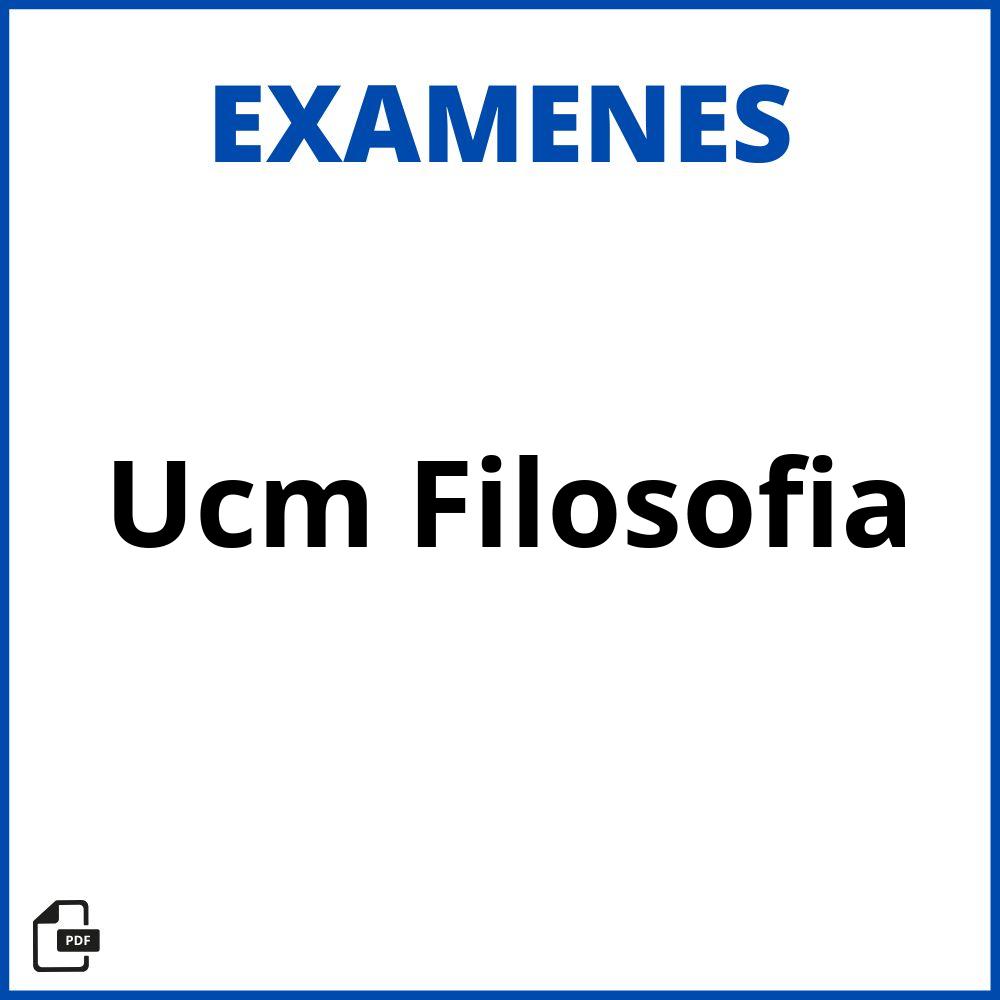 Examenes Ucm Filosofia