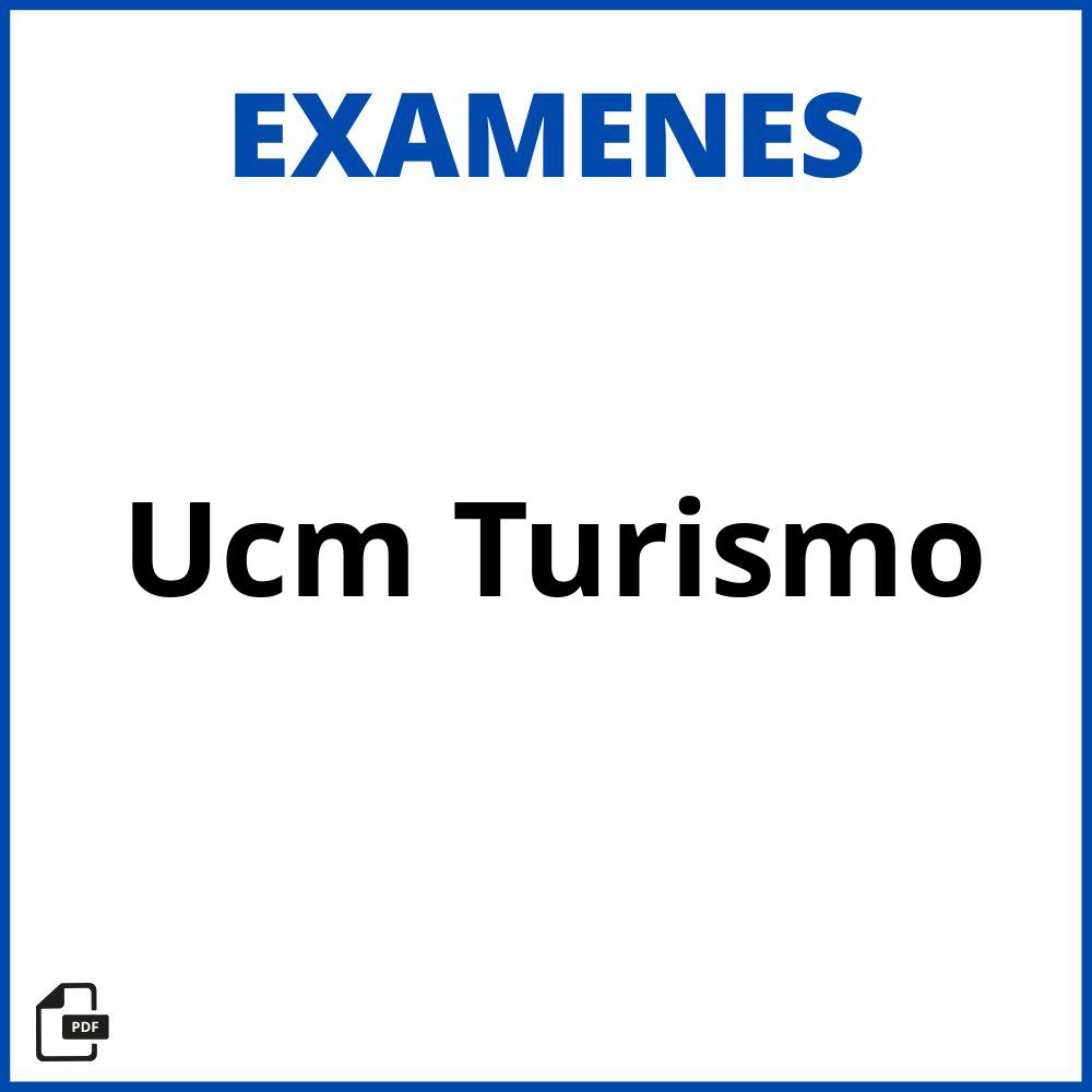 Ucm Turismo Examenes