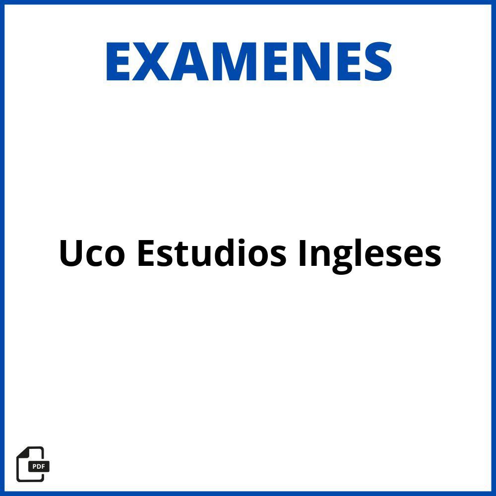 Examenes Uco Estudios Ingleses