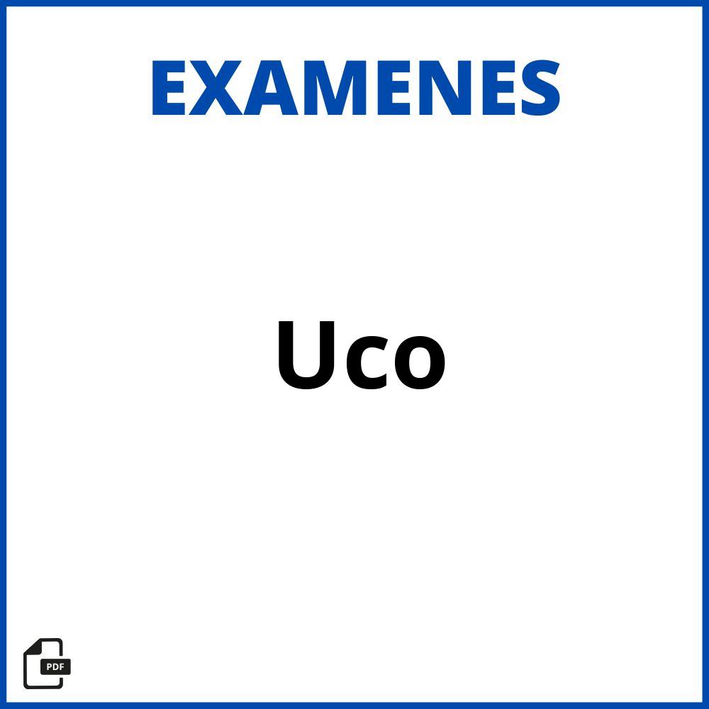 Examenes Uco