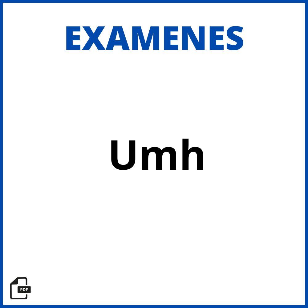 Examenes Umh