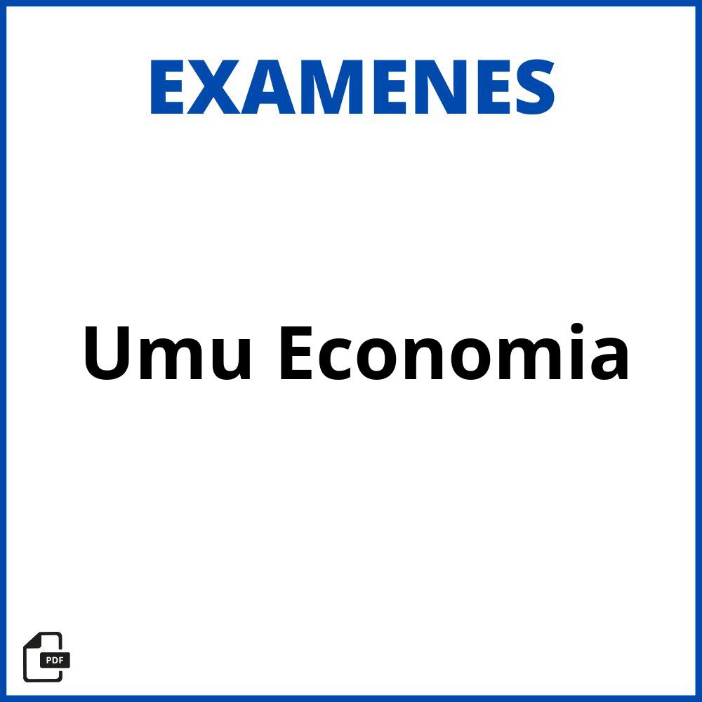 Examenes Umu Economia
