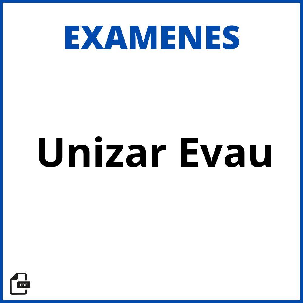 Unizar Examenes Resueltos Evau