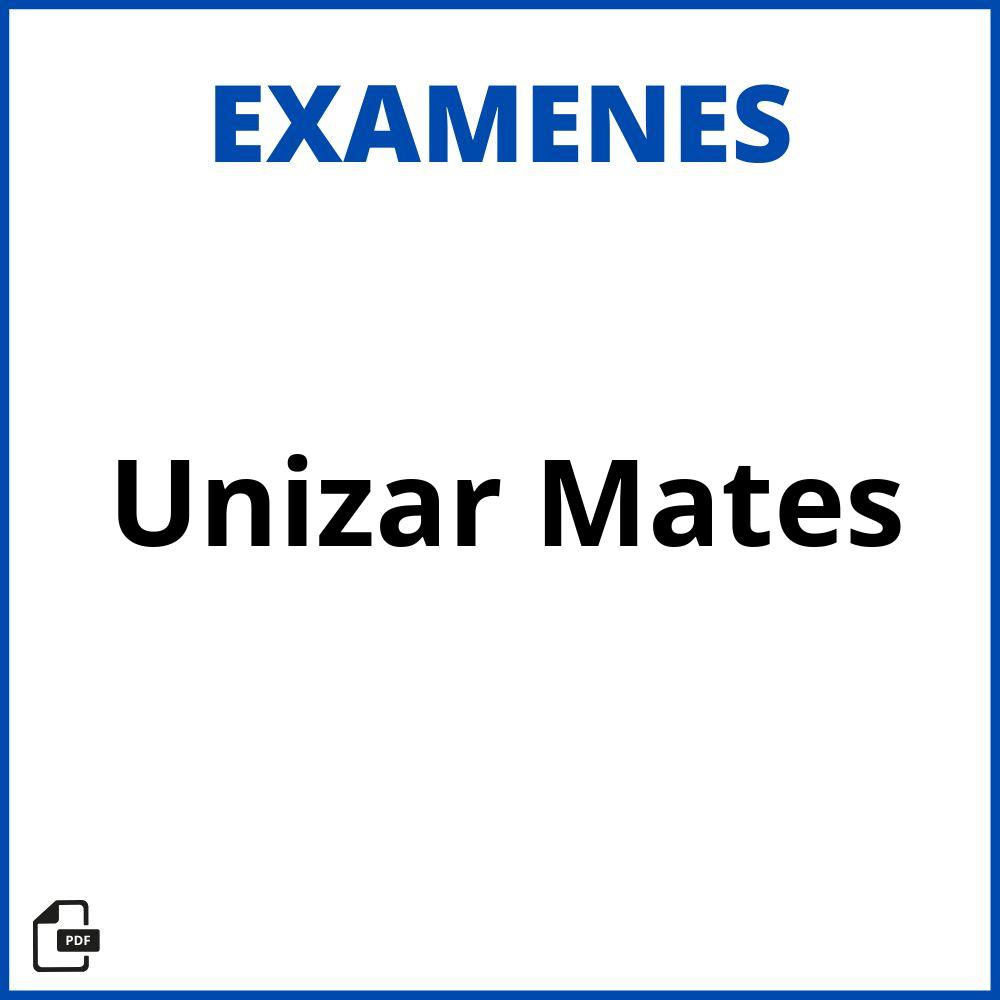 Examenes Unizar Mates Resueltos