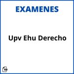 Examenes Upv Ehu Derecho Resueltos Soluciones