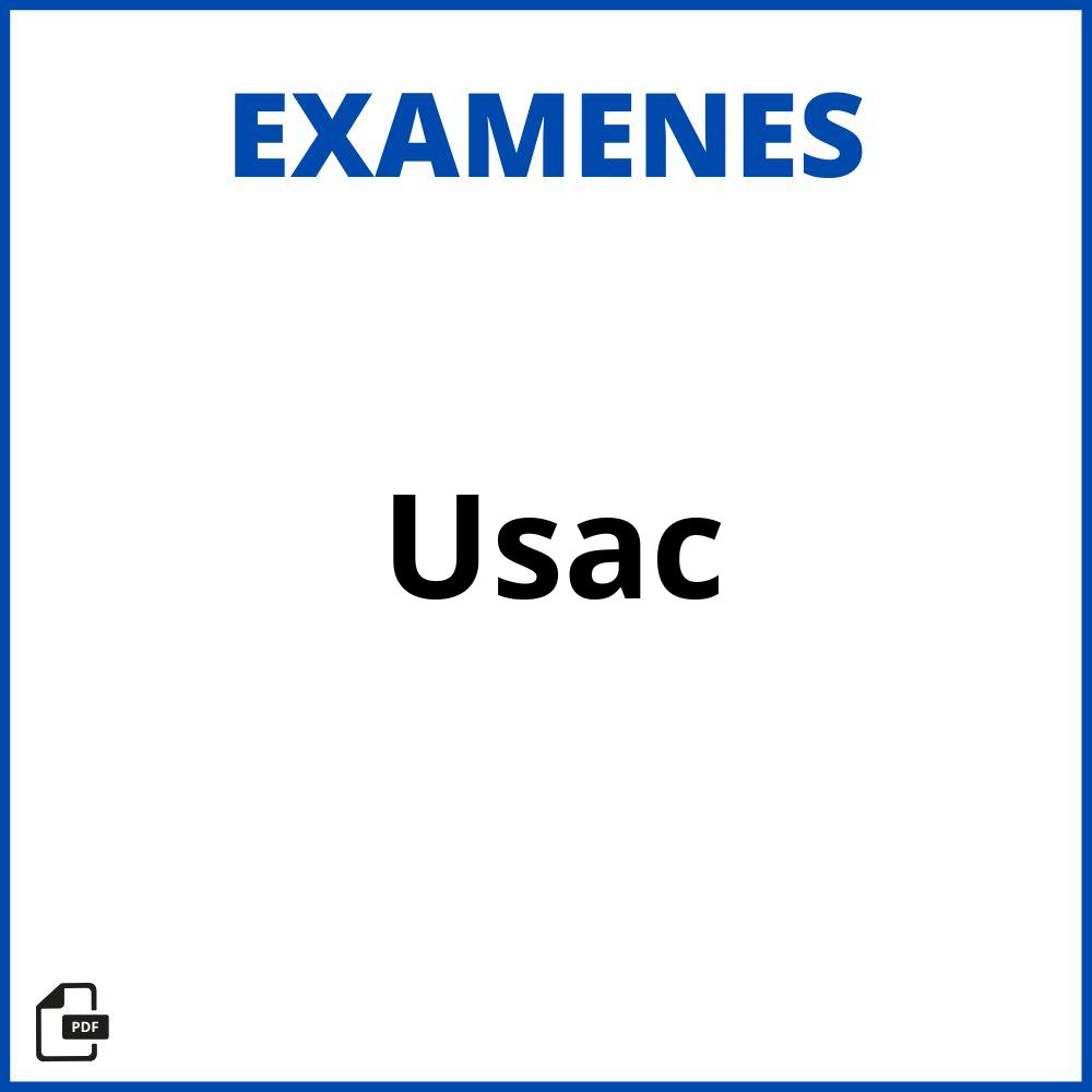 Examenes Usac 2023